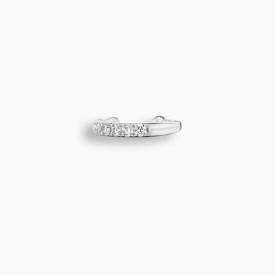 Kate Mara x KBH Sterling Silver Single Diamond Ear Cuff