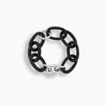 Ebony Wood Chain Link Bracelet