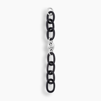 Ebony Wood Chain Link Bracelet