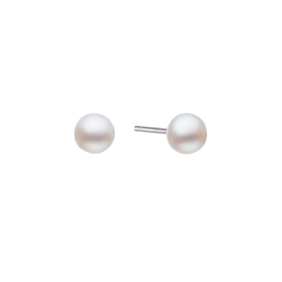Mini aretes de perlas de Akoya