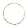Collar de eslabones alargados gruesos
