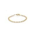 Pulsera de tenis con eslabones de diamantes