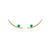 Emerald Starburst Stud Climber