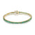Classic Emerald Tennis Line Bracelet