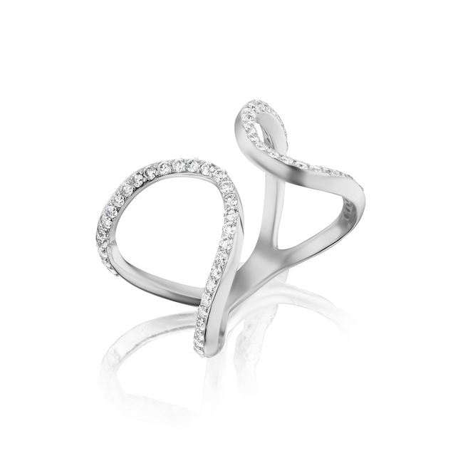 Diamond Free Form Ring