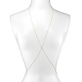 Cadena para el cuerpo con cuentas de talla diamante - KBH x GAB 