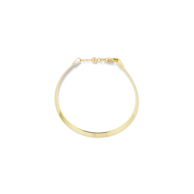 Liquid Gold Herringbone Bracelet