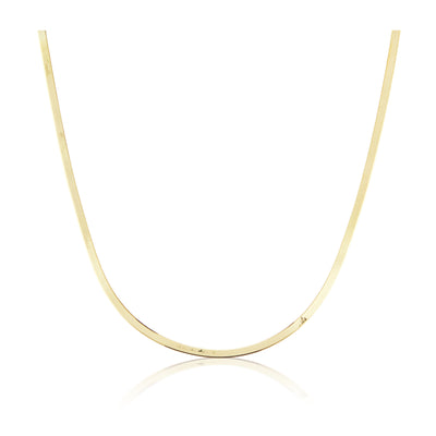 Liquid Gold Herringbone Necklace