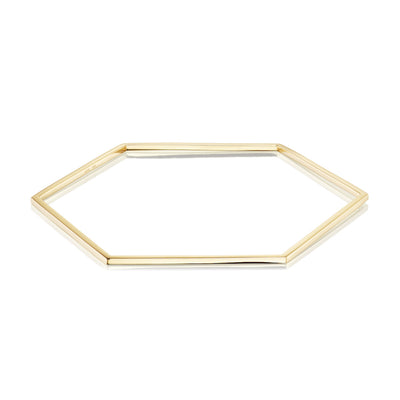 Reclaimed Hex Bangle