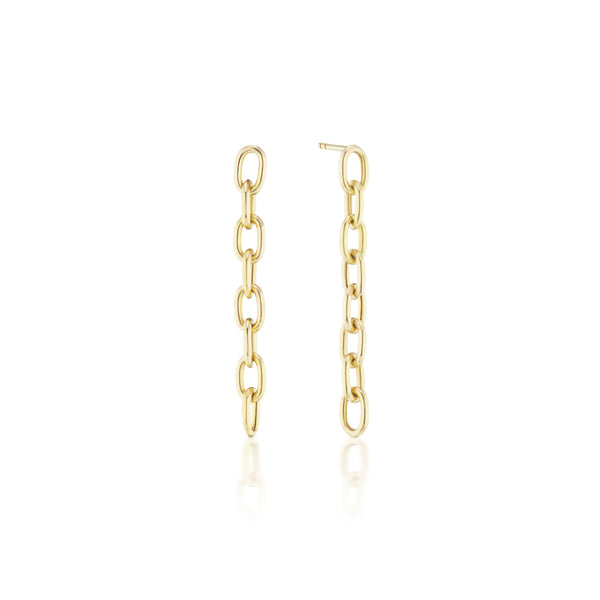 Long link new arrivals earrings