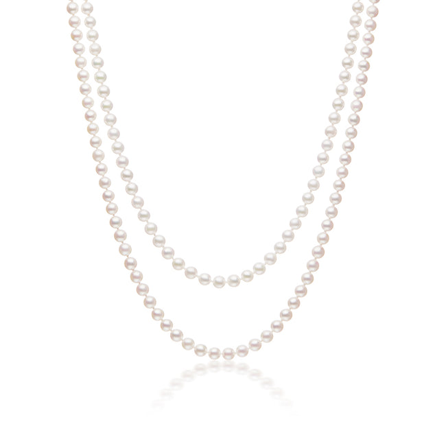 Akoya Pearl Double Strand Necklace