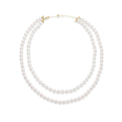 Akoya Pearl Double Strand Necklace