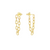 Mini Chain Link Loop Earrings