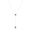 Lariat de perlas de Tahití 