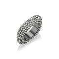 Anillo cuadrado brillante