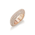 Anillo cuadrado brillante