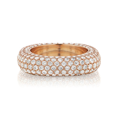 Anillo cuadrado brillante