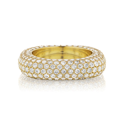 Anillo cuadrado brillante