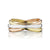 Tri - Color Trinity Ring