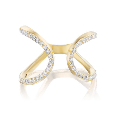 Diamond Free Form Ring