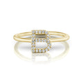 Anillo de diamantes personalmente tuyo