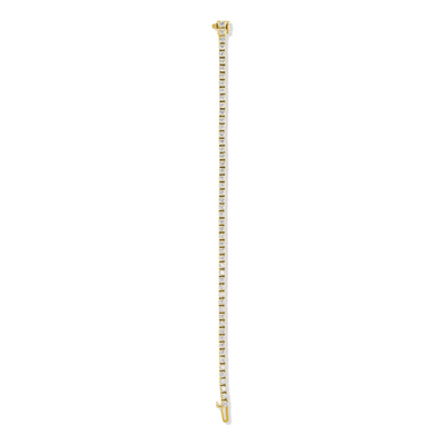 Pulsera clásica con línea de tenis de diamantes