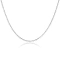 Collar clásico de tenis con diamantes