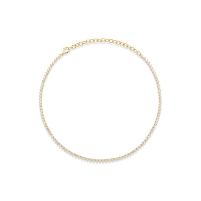 Classic Diamond Tennis Necklace