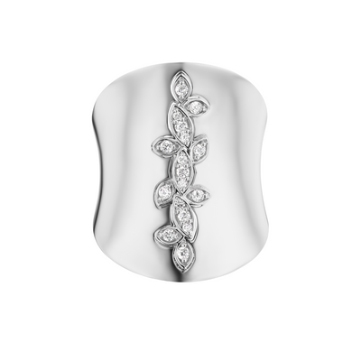 Anillo de hoja de guerrero 