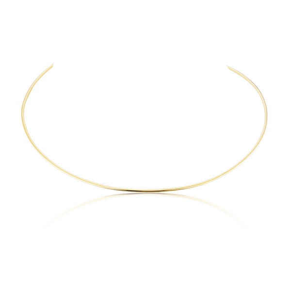 Gold shop wire choker